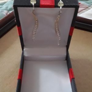 Touchstone Crystal Silver Earrings